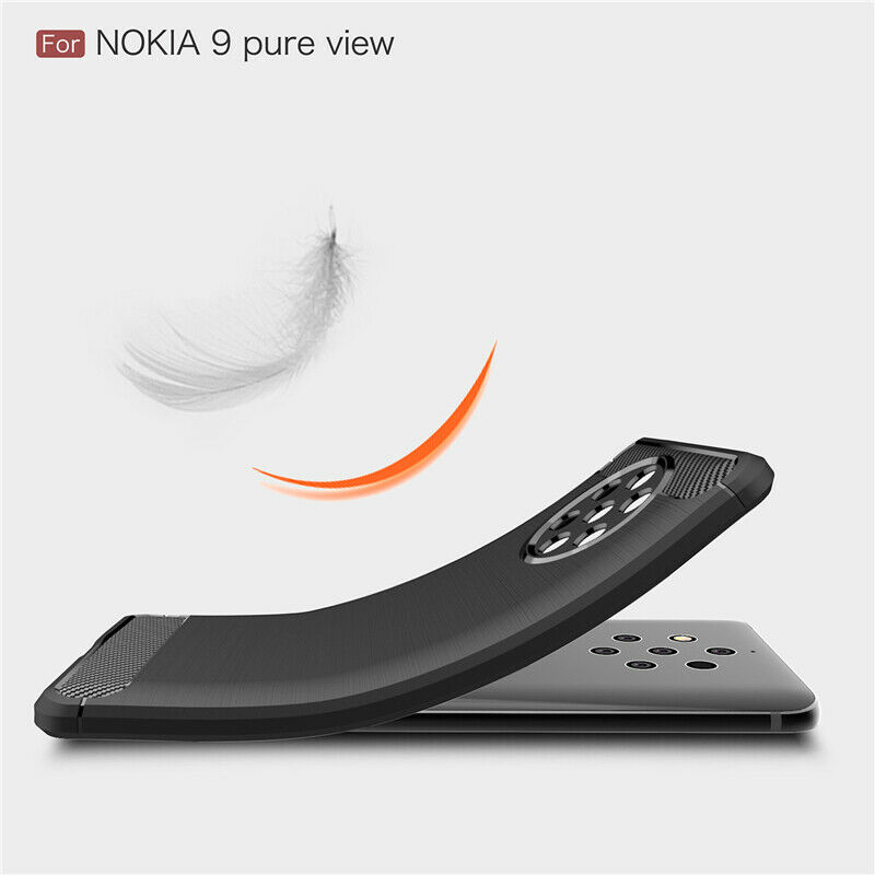 Ốp Lưng Nokia 9 Pure View Chống Sốc Hiệu Likgus Cao Cấp được làm bằng chất liệu TPU mền giúp bạn bảo vệ toàn diện mọi góc cạnh của máy rất tốt lớp nhựa này khá mỏng bên ngoài kết hợp thêm bên trên và dưới dạng carbon rất sang trọng.